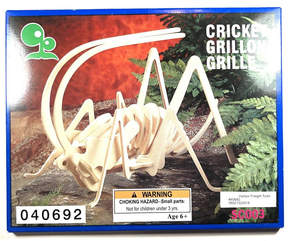 Discover the Wonders of Nature with the Cricket 3D Puzzle/Model Kit - vn